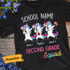 Personalized Teacher Squad Besties Unicorn T Shirt JN281 95O58 1