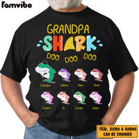 Personalized Grandpa Shark Shirt - Hoodie - Sweatshirt 21796 thumb 1