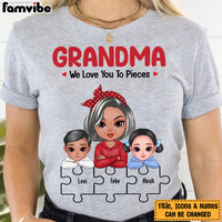 Personalized Gift For Grandma We Love You To Pieces Shirt - Hoodie - Sweatshirt 23753 thumb 1