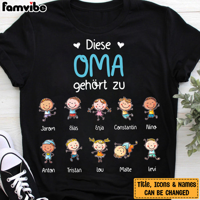 Personalized Oma German Grandma Belongs T Shirt AP232 67O57 1