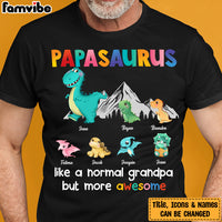 Personalized Gift For Grandpa Papasaurus Shirt - Hoodie - Sweatshirt 23677 thumb 1