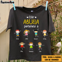 Personalized Abuela Spanish Grandma Belongs T Shirt MR233 81O34 thumb 1