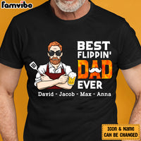 Personalized BBQ Flipping Dad T Shirt MY121 85O28 thumb 1