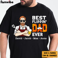 Personalized BBQ Flipping Dad T Shirt MY121 85O28 thumb 1