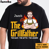 Personalized Dad Grandpa BBQ Grill T Shirt MY302 30O28 thumb 1