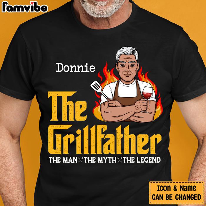 Personalized Dad Grandpa BBQ Grill T Shirt MY302 30O28 1