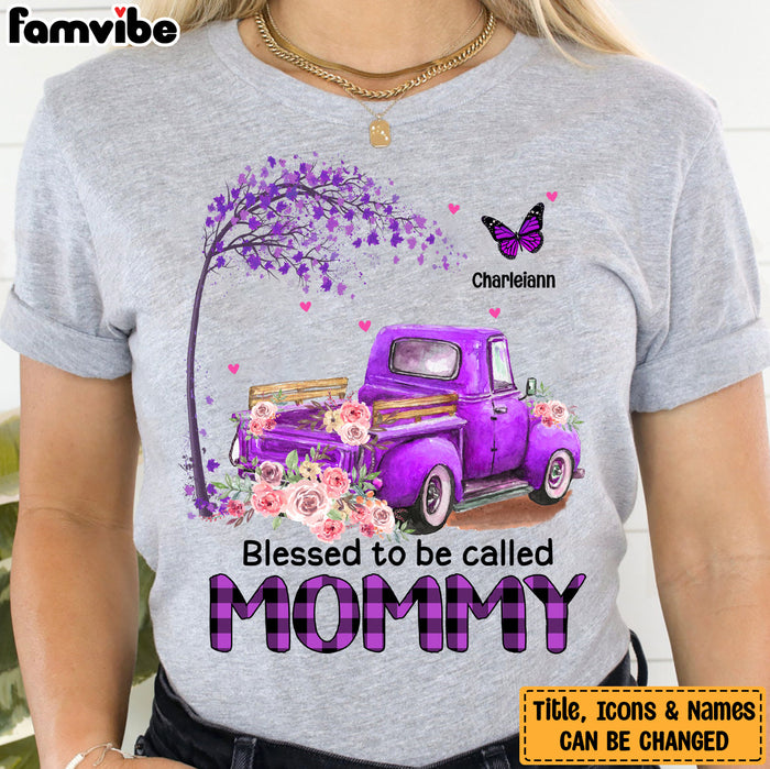 Personalized Grandma Mom Butterfly T Shirt MY51 73O58 1