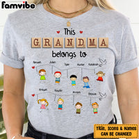 Personalized Nana Grandma T Shirt SB218 30O58 thumb 1