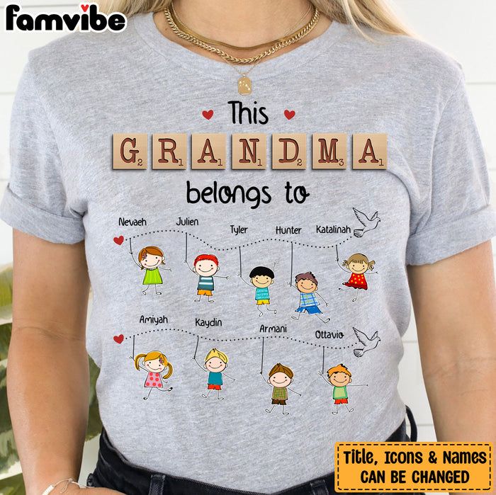 Personalized Nana Grandma T Shirt SB218 30O58 1