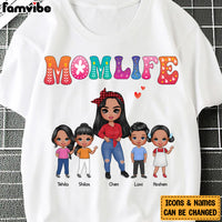 Personalized Mom Life Colorful Flower Shirt - Hoodie - Sweatshirt 23850 thumb 1