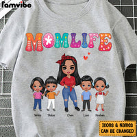 Personalized Mom Life Colorful Flower Shirt - Hoodie - Sweatshirt 23850 thumb 1