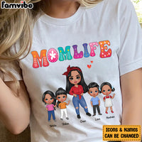 Personalized Mom Life Colorful Flower Shirt - Hoodie - Sweatshirt 23850 thumb 1