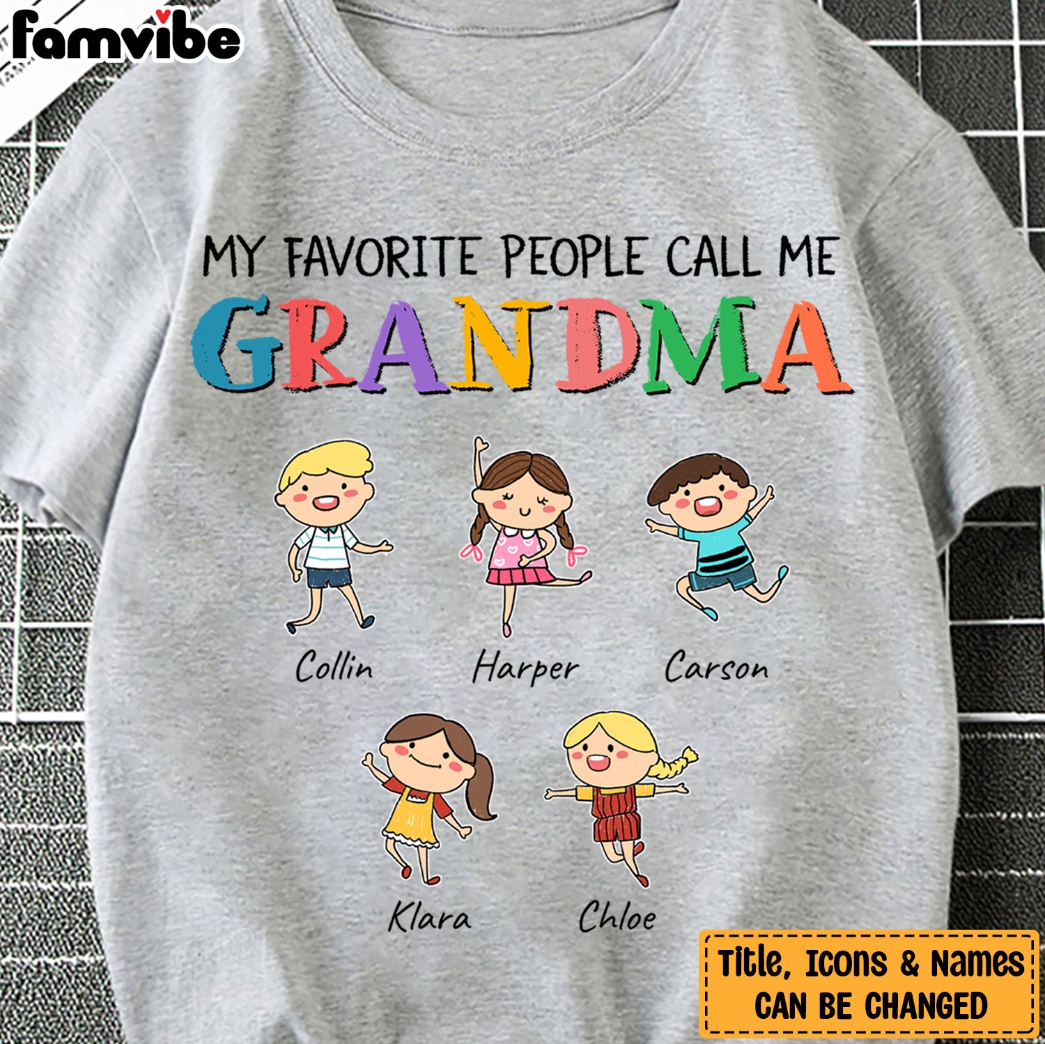 Personalized Gift For Grandma Shirt 24243 Primary Mockup