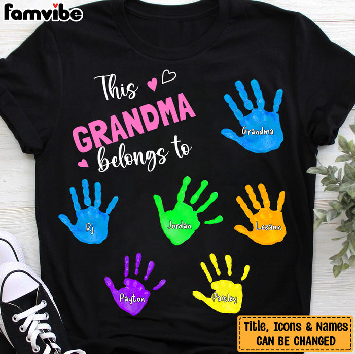 Personalized Gift For Grandma This Grandma Belongs To Shirt - Hoodie - Sweatshirt 24244 1