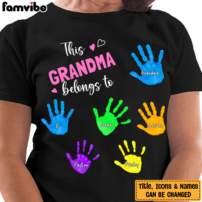 Personalized Gift For Grandma This Grandma Belongs To Shirt - Hoodie - Sweatshirt 24244 1