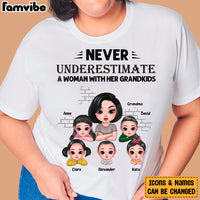 Personalized Gift For Grandma Never Underestimate A Grandma With Her Grandkids Shirt - Hoodie - Sweatshirt 24449 thumb 1