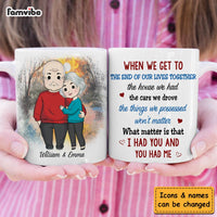 Personalized Couple Gift We Get To The End Of Our Lives Together Mug 31245 thumb 1