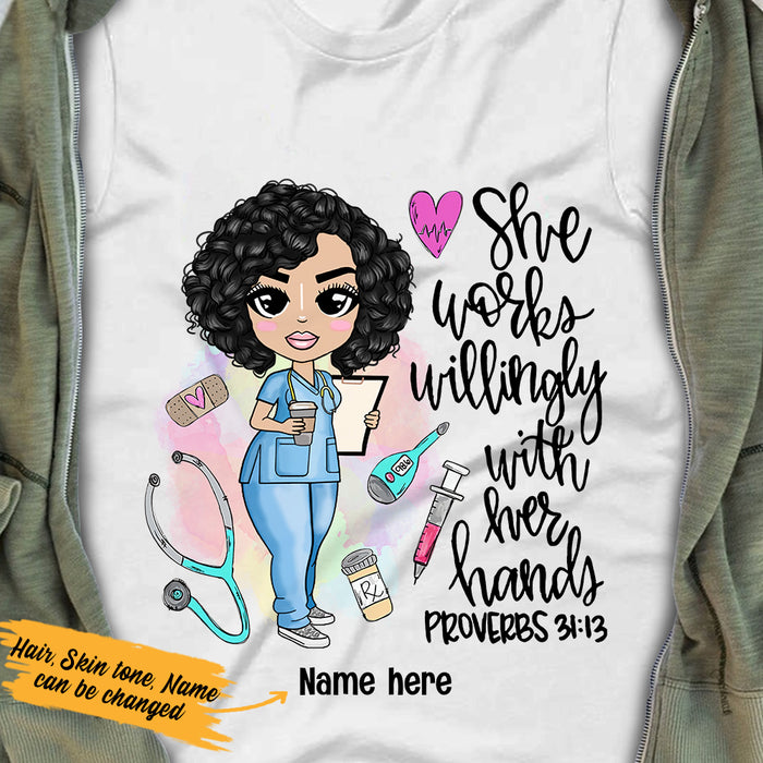 Personalized Nurse T Shirt JN307 30O36 1