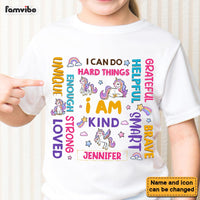 Personalized Gift For Grandson I Am Kind Affirmation Kid T Shirt - Kid Hoodie - Kid Sweatshirt 31439 thumb 1