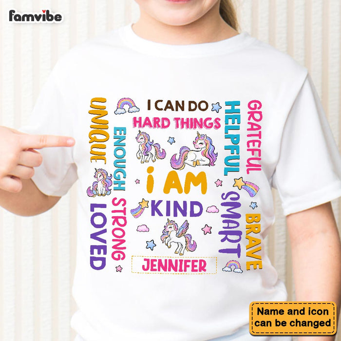 Personalized Gift For Grandson I Am Kind Affirmation Kid T Shirt - Kid Hoodie - Kid Sweatshirt 31439 1