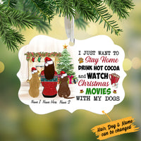 Personalized Dog Christmas Benelux Ornament NB43 99O34 thumb 1