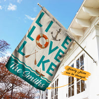 Personalized Lake Garden Flag JL24 85O60 thumb 1