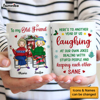 Personalized Gift For Old Friends Here's To Another Year Of Us Mug 30276 thumb 1
