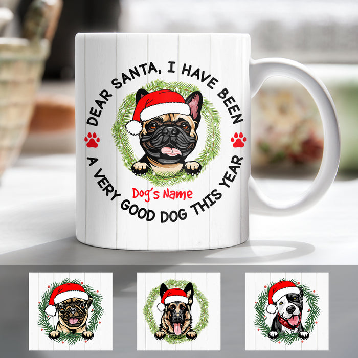Personalized Dear Santa Dog Christmas Mug SB292 29O47 1