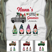Personalized Grandma Gnomes In Red Truck Christmas T Shirt OB72 95O58 thumb 1