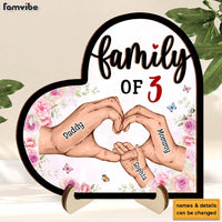Personalized Gift For Baby First As A Family 2 Layered Wooden Plaque 31521 thumb 1