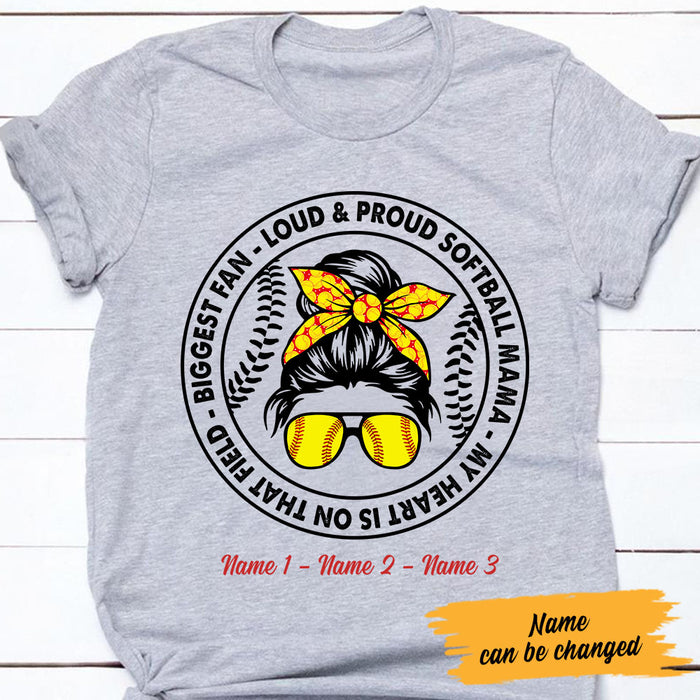 Personalized Softball Baseball Mom Grandma T Shirt AP916 30O60 1