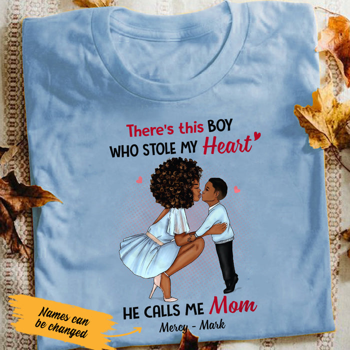 Personalized BWA Mom There This Boy T Shirt AG101 30O47 1