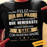 Personalized Step Dad Spanish Padrastro  T Shirt AP147 95O58 thumb 1