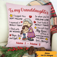 Personalized To My Granddaughter Pillow NB191 29O47 thumb 1