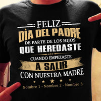 Personalized Step Dad Spanish Padrastro  T Shirt AP147 95O58 thumb 1