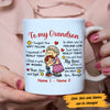 Personalized To My Grandson Grandma Mug MR151 29O47 1