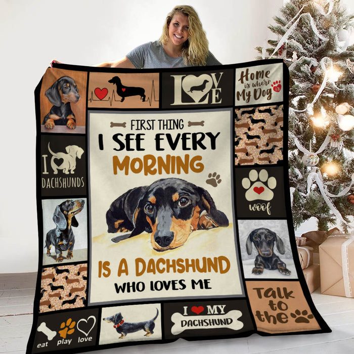 Dachshund dog blanket best sale