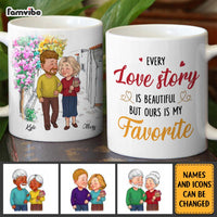 Personalized Couple Every Love Story Is Beautiful Mug 31072 thumb 1