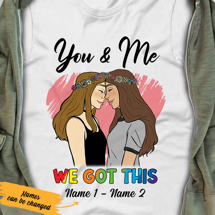 Personalized We Got This LGBT Lesbian Love T Shirt SB151 85O36 1