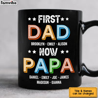 Personalized Gift For Grandpa First Dad Now Papa Mug 32043 thumb 1