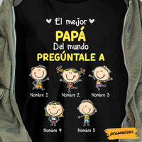 Personalized Grandpa Abuelo Spanish T Shirt AP221 73O47 thumb 1