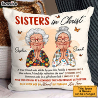 Personalized Gift For Friend Sister In Christ Pillow 31394 thumb 1