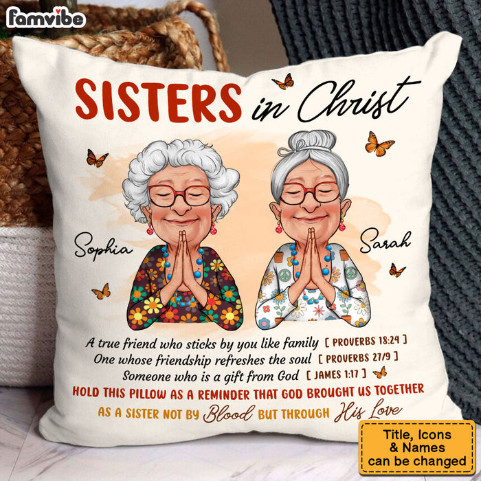 Personalized Gift For Friend Sister In Christ Pillow 31394 1