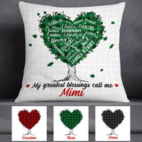 Personalized Grandma Tree Word Art Pillow FB261 65O53 thumb 1