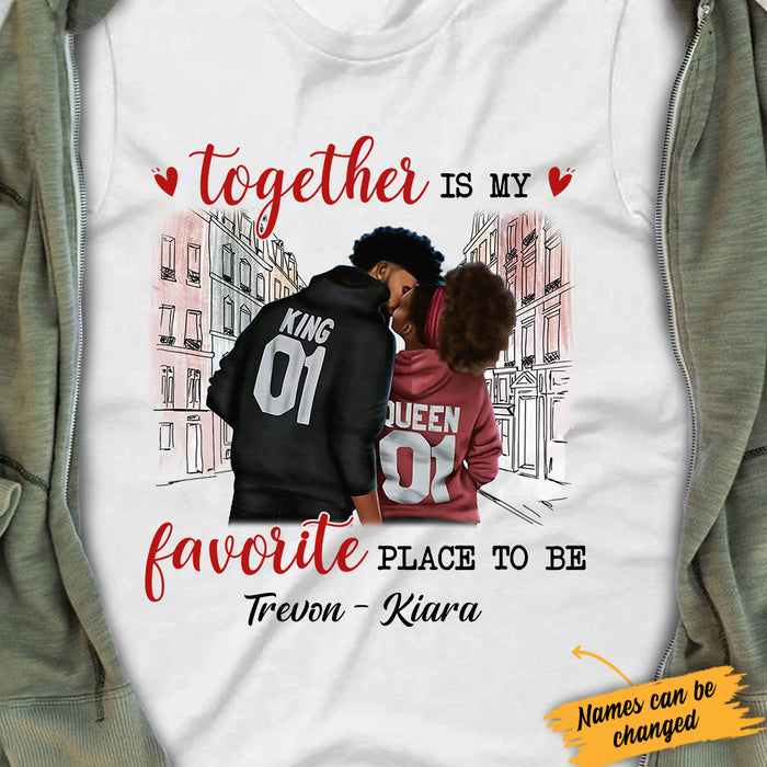 Personalized BWA Couple T Shirt AG261 85O34 1