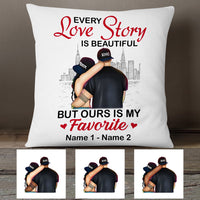 Personalized Husband Wife Couple Love Story Pillow MR85 30O53 (Insert Included) thumb 1