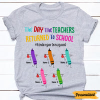 Personalized Teacher Squad Back To School T Shirt JN282 95O47 thumb 1