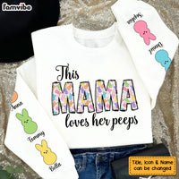 Personalized Gift For Grandma Easter Peeps Unisex Sleeve Printed Standard Sweatshirt 31642 thumb 1