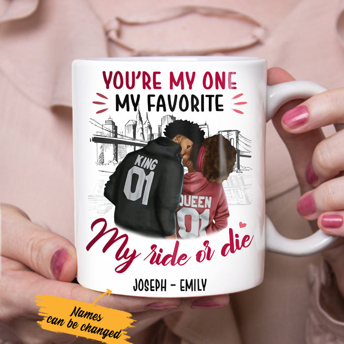 Personalized My One BWA Couple Mug AG262 29O36 1