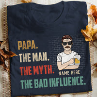 Personalized Dad Grandpa The Man T Shirt MR224 30O57 thumb 1